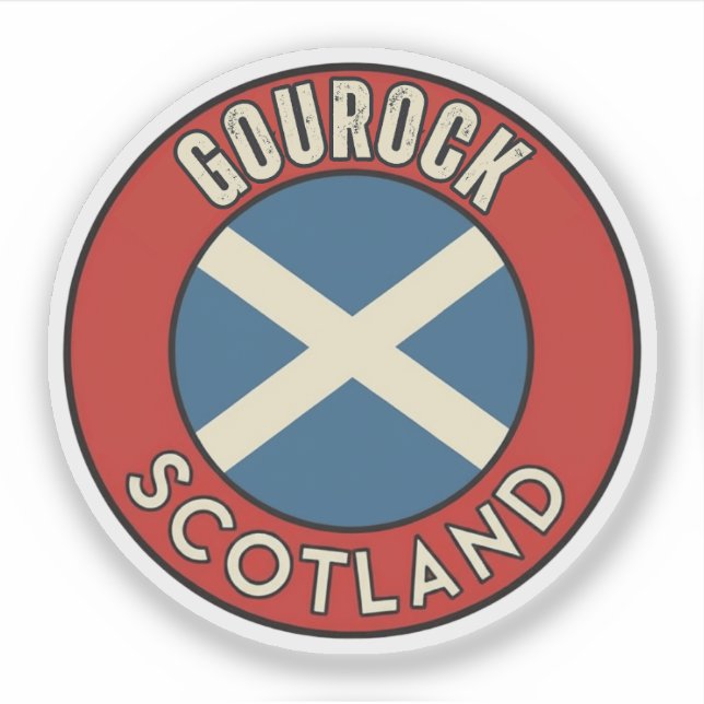 Gourock, Scotland Sticker (Front)