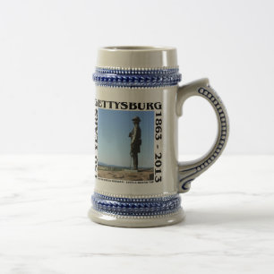 Gouverneur Warren Statue - 150th Anniv. Gettysburg Beer Stein