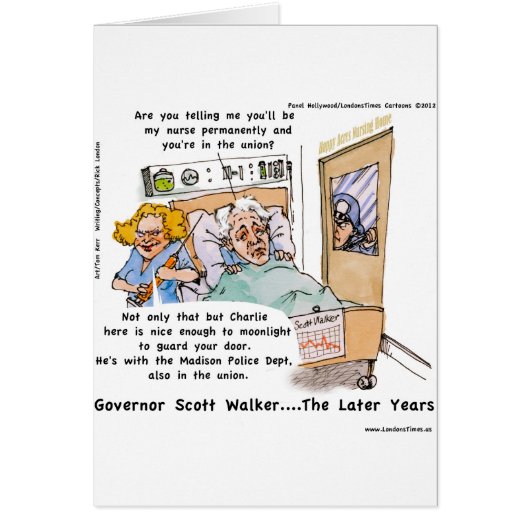 Gov Scott Walker Funny Satirical Gifts Tees Etc (Front)