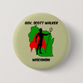 Gov Scott Walker Pinback Button