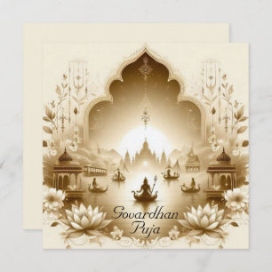 Govardhan Puja Card