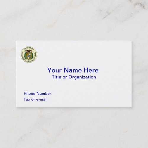 Government Accountability Office Business Card Templates