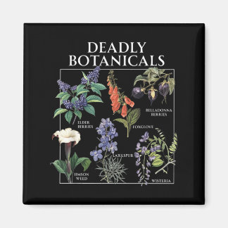 Government Agencydly Botanicals Herbology Flower Magnet