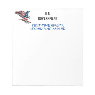 Government Funny Notepad