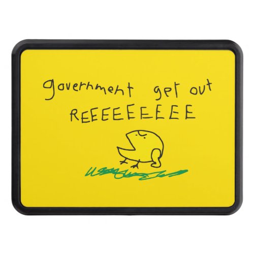 Government get out REE SNEKRIGHT Gadsden Flag Hitch Cover