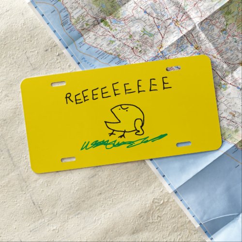 Government get out REE SNEKRIGHT Gadsden Flag License Plate