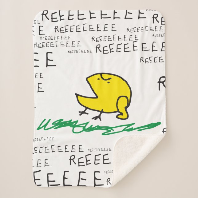 Government get out REE SNEKRIGHT Gadsden Flag Sherpa Blanket (Front)
