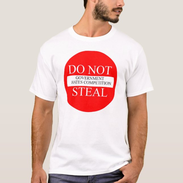 Government hummer stickers for men's t-shirt (Front)