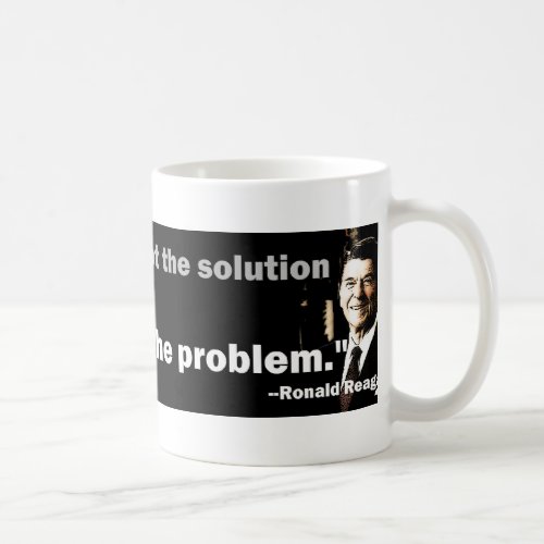 Government is the problem coffee mug