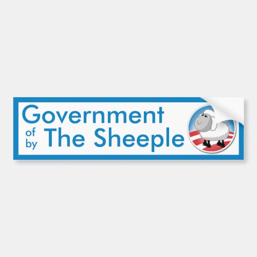 Government of the Sheeple Bumper Sticker