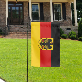 Government Tricolor Coat of Arms of Germany Garden Flag
