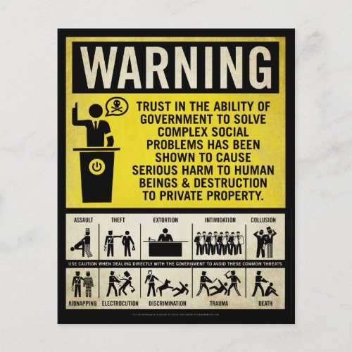 Government Warning Flyer