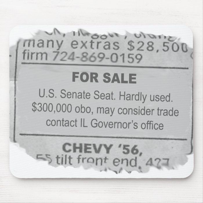 Governor Blagojevich Mouse Pad
