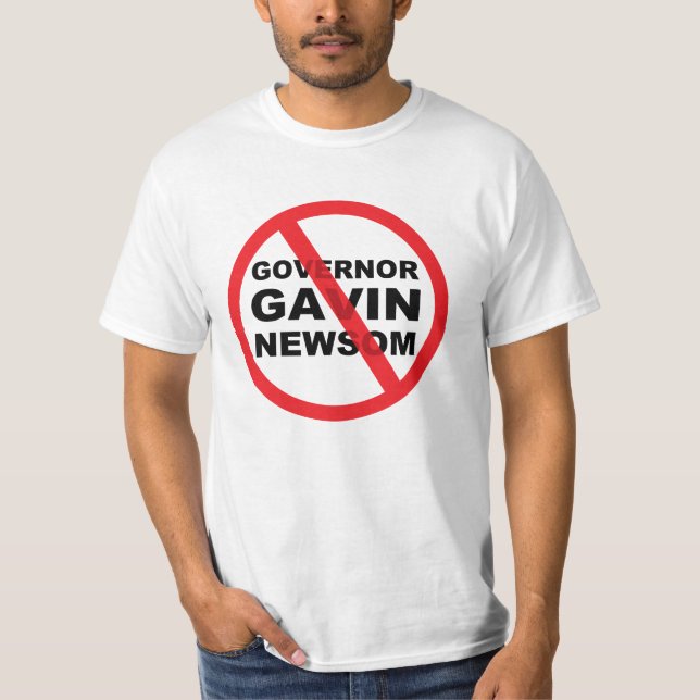Governor Gavin Newsom T-Shirt (Front)