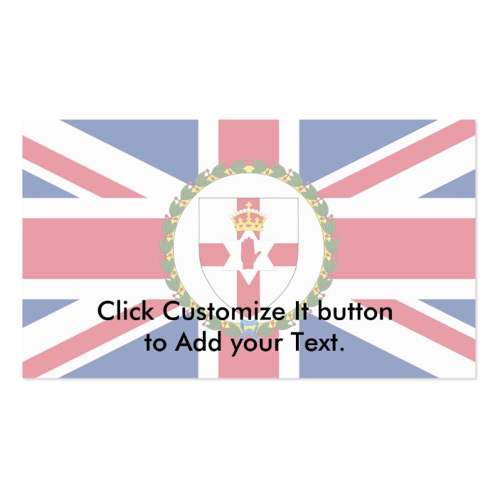 Governor Of Northern Ireland, United Kingdom flag Business Card Templates