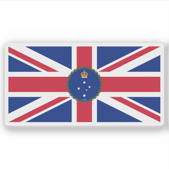 Governor of Victoria flag (1903–1952), Australia Sticker (Front)