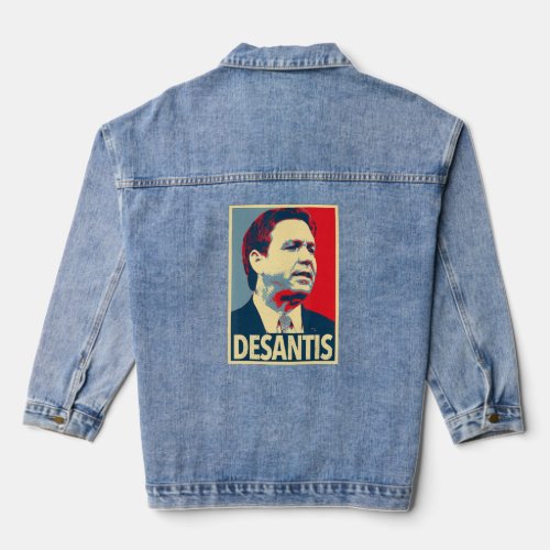 Governor Ron DeSantis _ Elect DeSantis  Denim Jacket