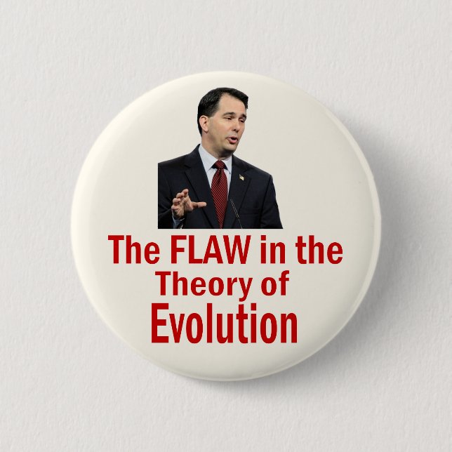 Governor Scott Walker Button (Front)