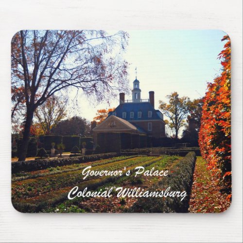 Governors Palace Colonial Williamsburg Mouse Pad