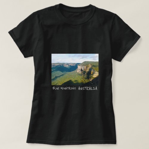 Govetts Leap Blue Mountains Australia travel T_Shirt