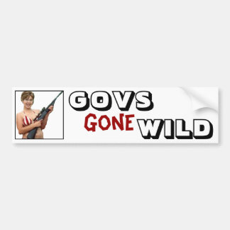 Govs Gone Wild: Sarah Palin Bumper Sticker