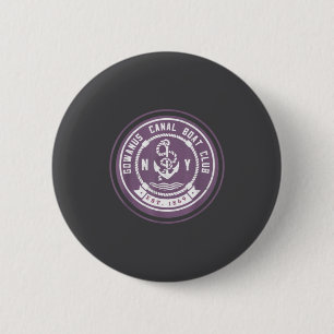 Gowanus C Boat Club Funny Brooklyn New York So Button