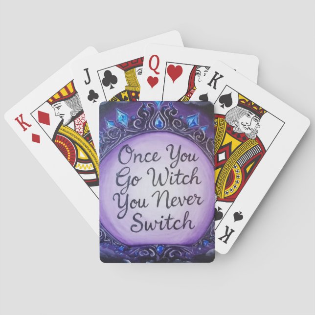 GoWitch  Poker Cards (Back)