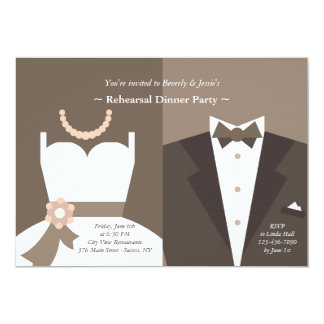 Gown and Tuxedo Invitation
