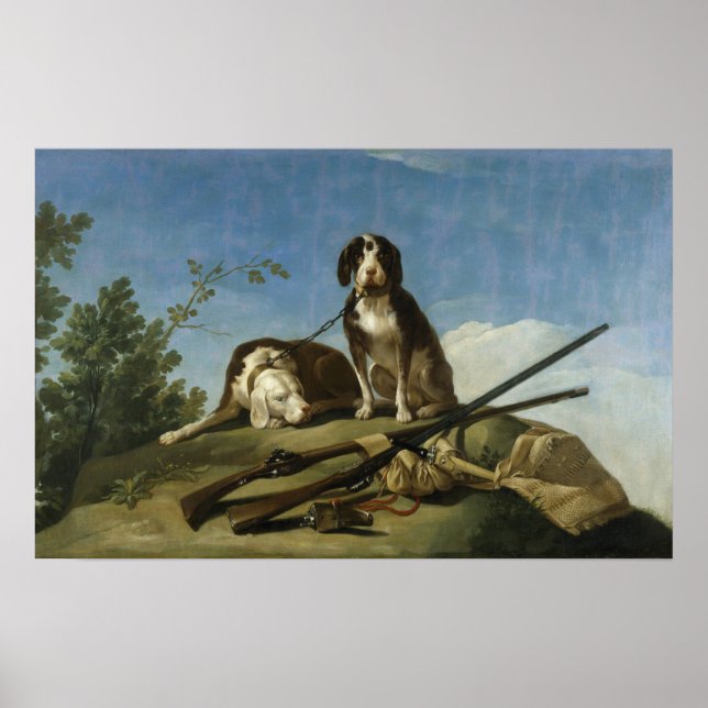 Goya - Dogs On Leash 1775 Poster (Front)