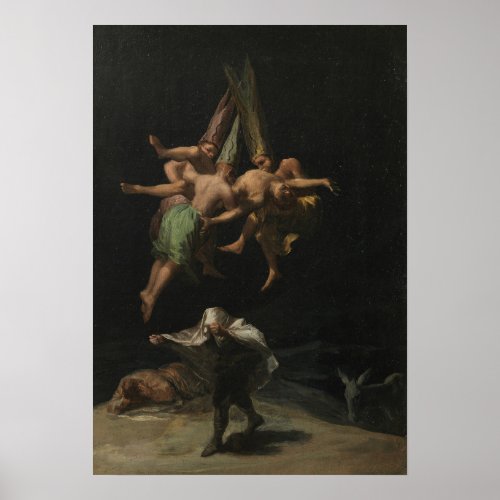 Goya _ Flight Of Witches 1787 Poster