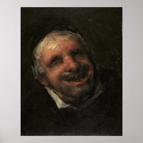 Goya _ Head Of Old Man 1819 Poster