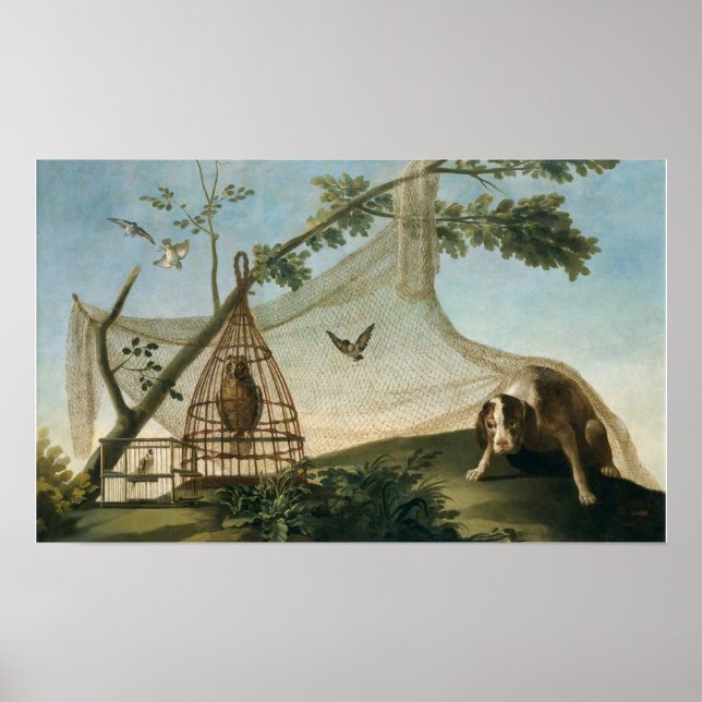 Goya - Hunting With Bait 1775 Poster (Front)