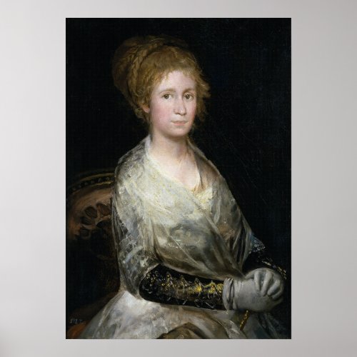 Goya _ Josef Bayu Artists Wife 1814 Poster