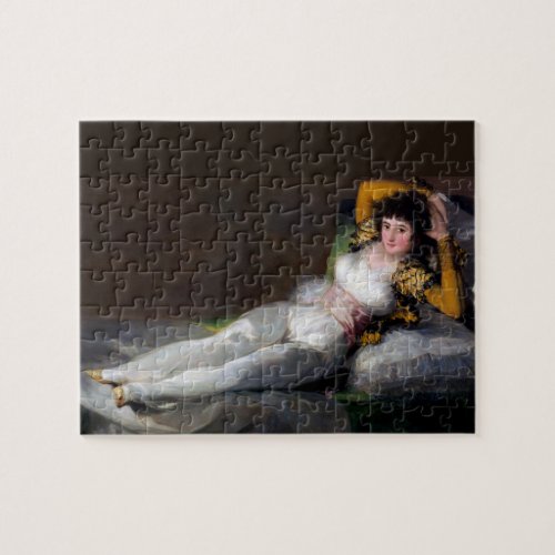 Goya Painting _ Clothed Maja _ La Maja Vestida Jigsaw Puzzle