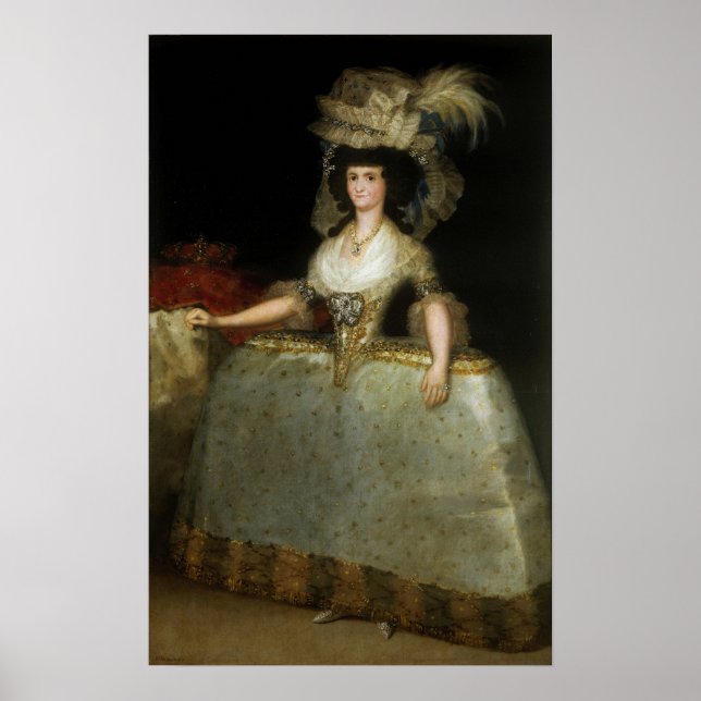 Goya - Queen Mary-Louise 1789 Poster (Front)