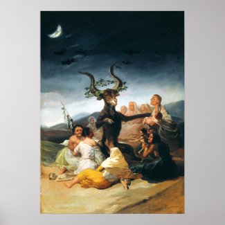 Goya Witches Sabbath Poster