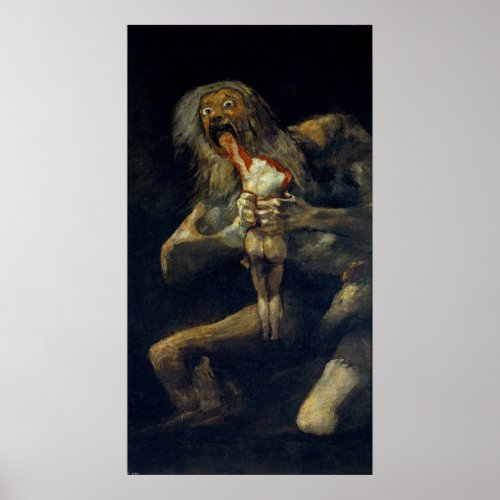 Goyas Saturn Devouring His Son  Poster