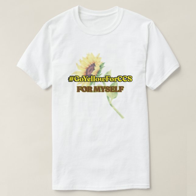 #GoYellowForCCS - Myself Tshirt (Design Front)
