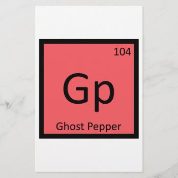Gp - Ghost Pepper Chemistry Periodic Table Symbol by itselemental at Zazzle