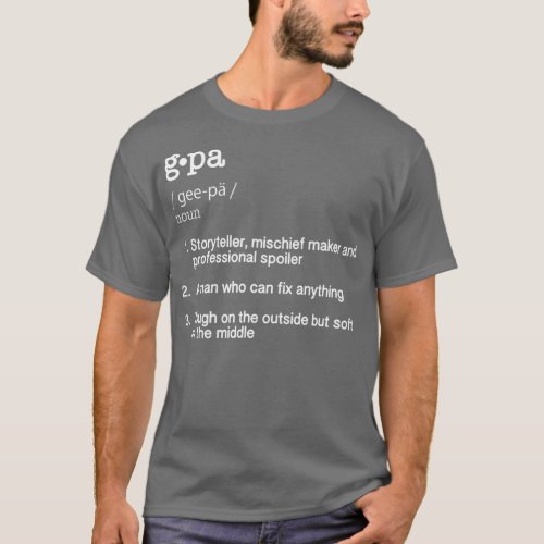 GPa Definition  Fathers Day Gift T_Shirt