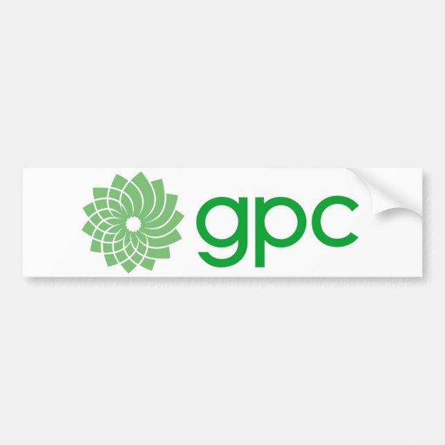GPC Logo Bumper Sticker (Front)