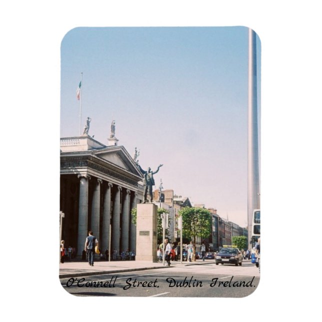 GPO O'Connell St. Dublin City Ireland Magnet (Vertical)