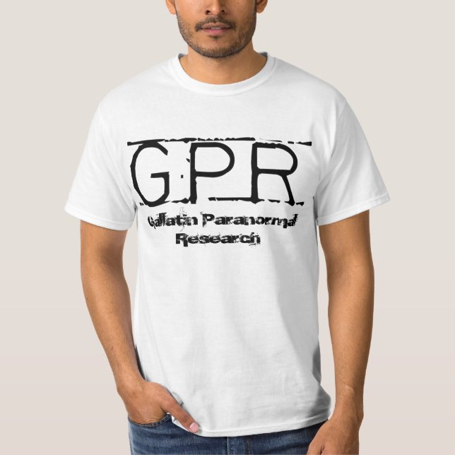 GPR Logo White T-Shirt (Front)