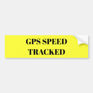 GPS Speed Tracked sticker