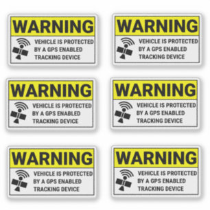 GPS Tracking Device Sticker