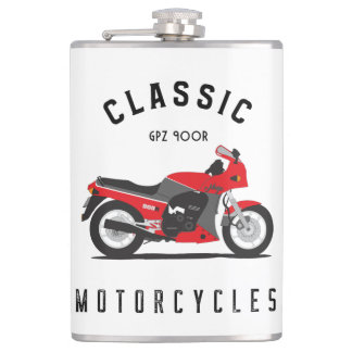 GPZ 900R Ninja ZX900A Motorcycle Biker Flask