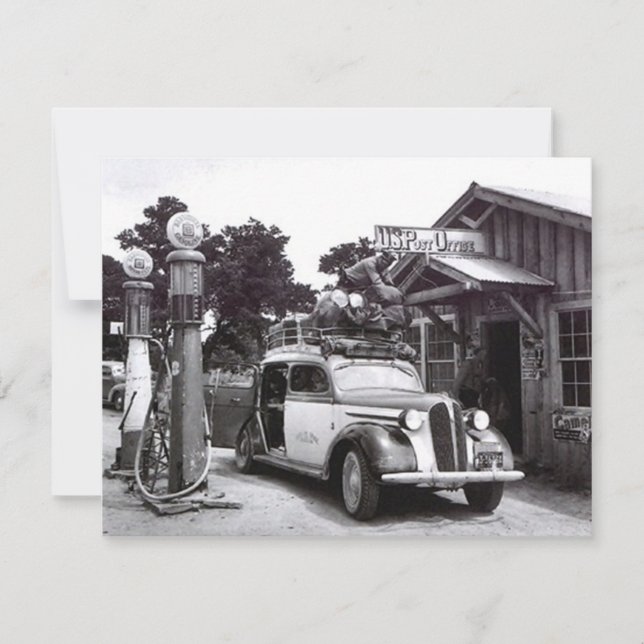 GR8 RETRO B&W RETIREMENT PARTY INVITATION INVITE (Front)