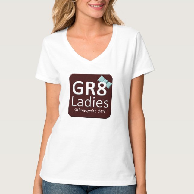 Gr8Ladies MSP T-Shirt V-neck (Front)