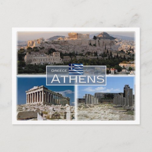 GR Greece _ Athens _ Postcard