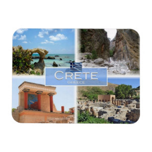 GR Greece - Crete - Knossos - Elafonisi - Magnet